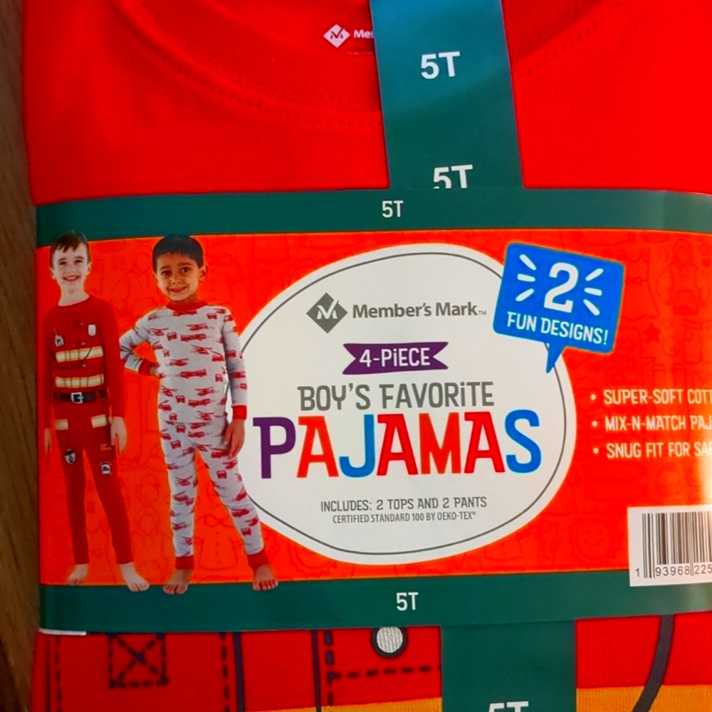 Boys 4 pc pajamas